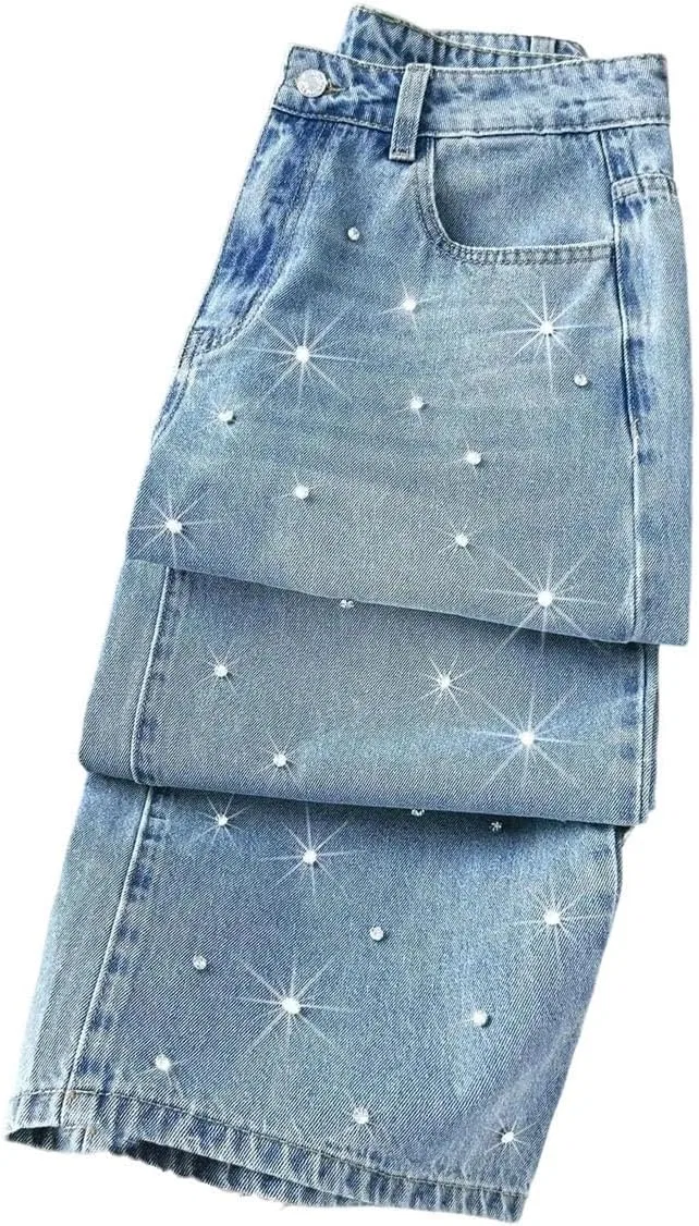 Джинсы с пайетками, 4
