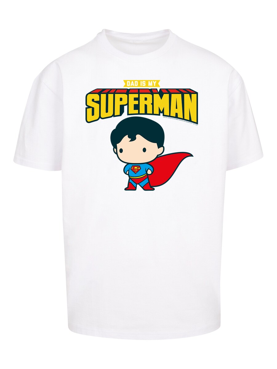 

Рубашка F4NT4STIC Superman Superheld My Dad Is My Hero, белый
