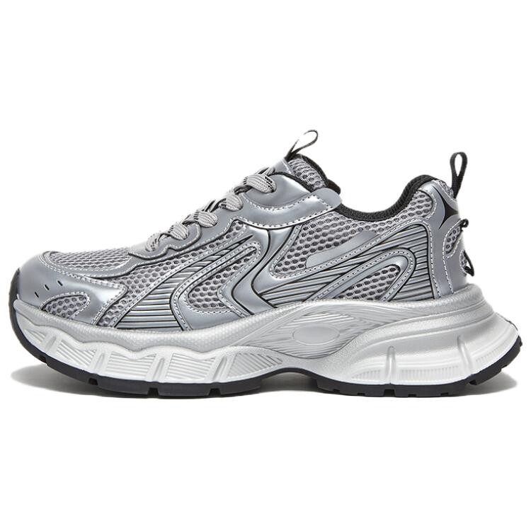 

Кроссовки женские толстые низкие Basto, цвет Silver Gray