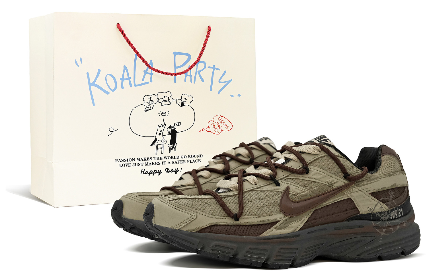 

Nike Женские беговые кроссовки Initiator, оливково-зеленые