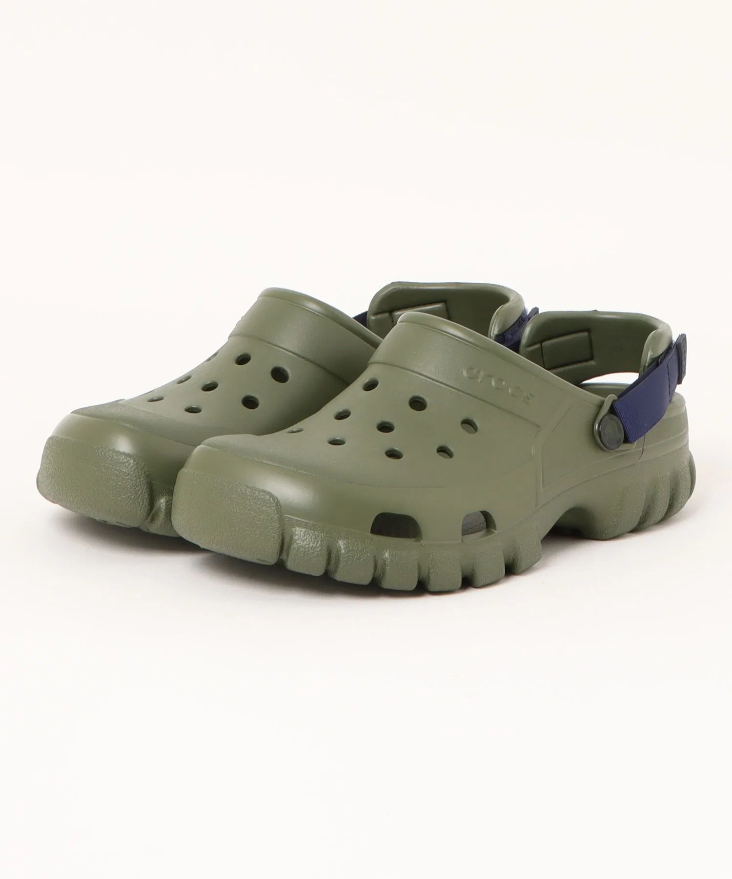 Мужские сандалии Crocs OFFROAD SPORT CLOG двухсторонние хаки