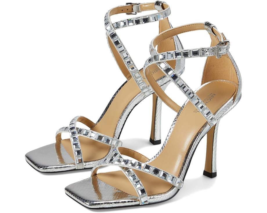 Туфли MICHAEL Michael Kors Celia Strappy Sandal, серебряный