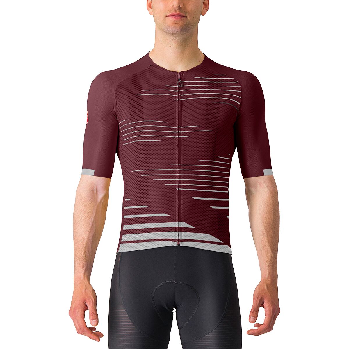 

Джерси climber's 4.0 Castelli, цвет deep bordeaux/silver moon