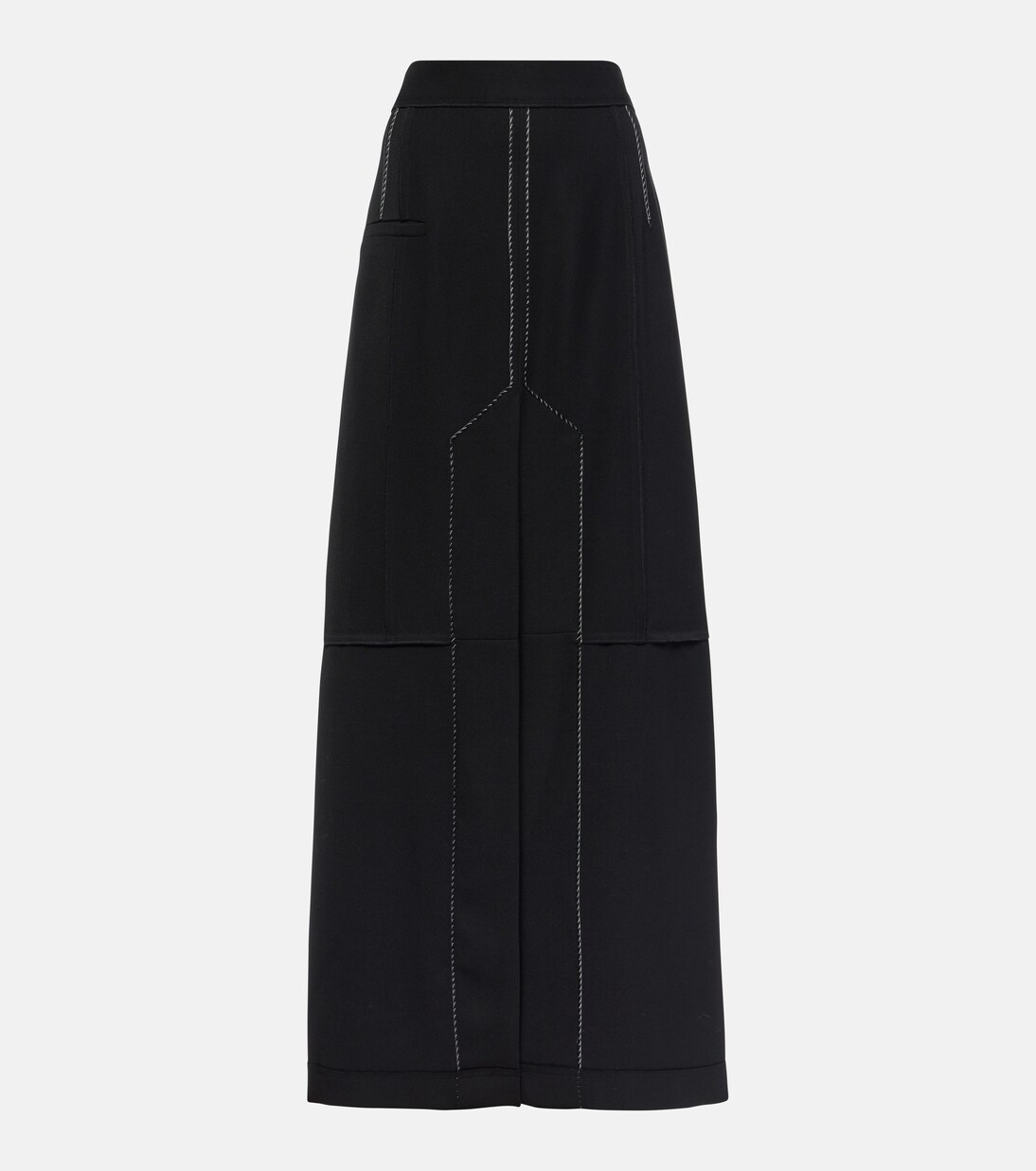 

Юбка макси с низкой талией Victoria Beckham, черный