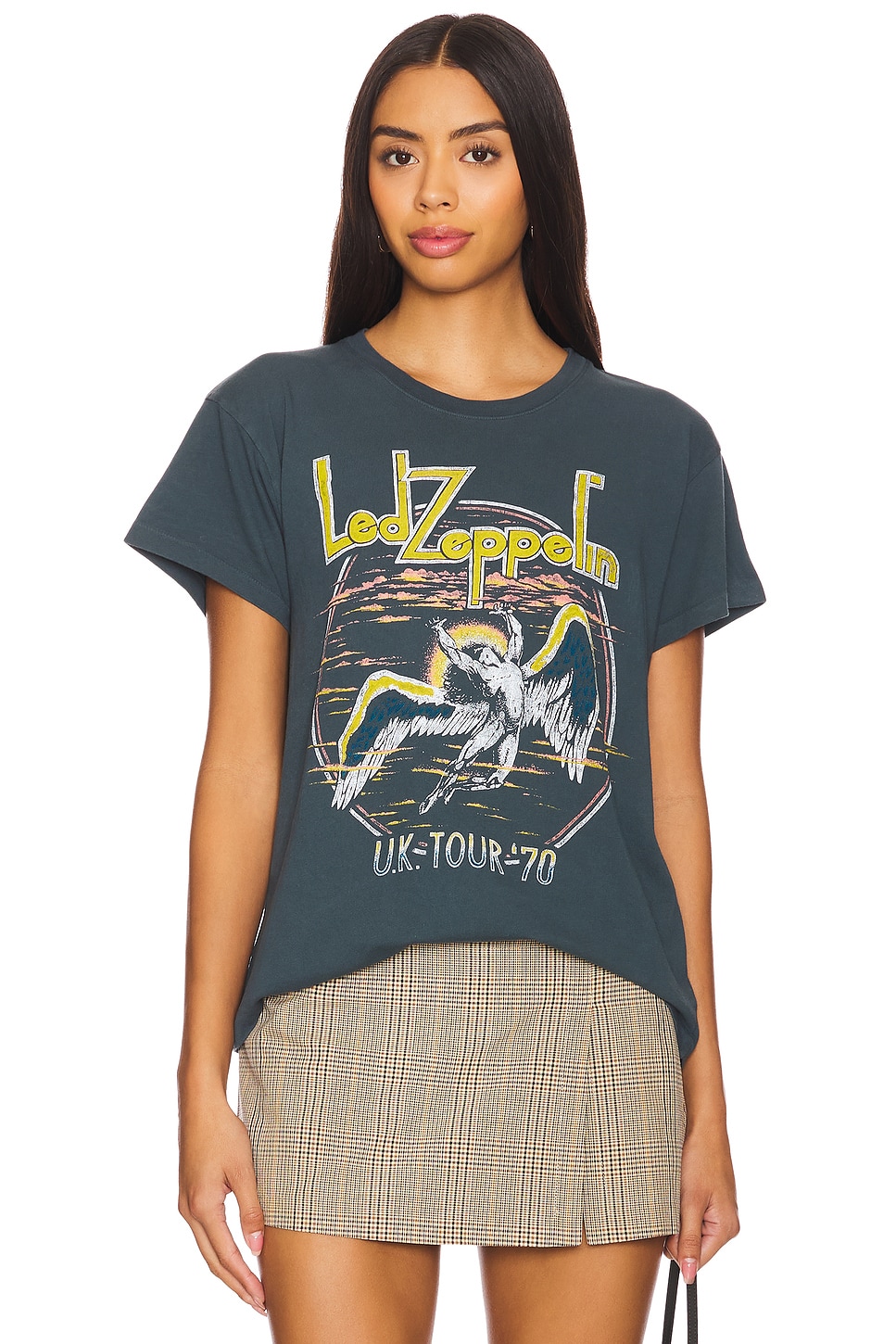 

Футболка с надписью led zeppelin icarus clouds tour Daydreamer, черный