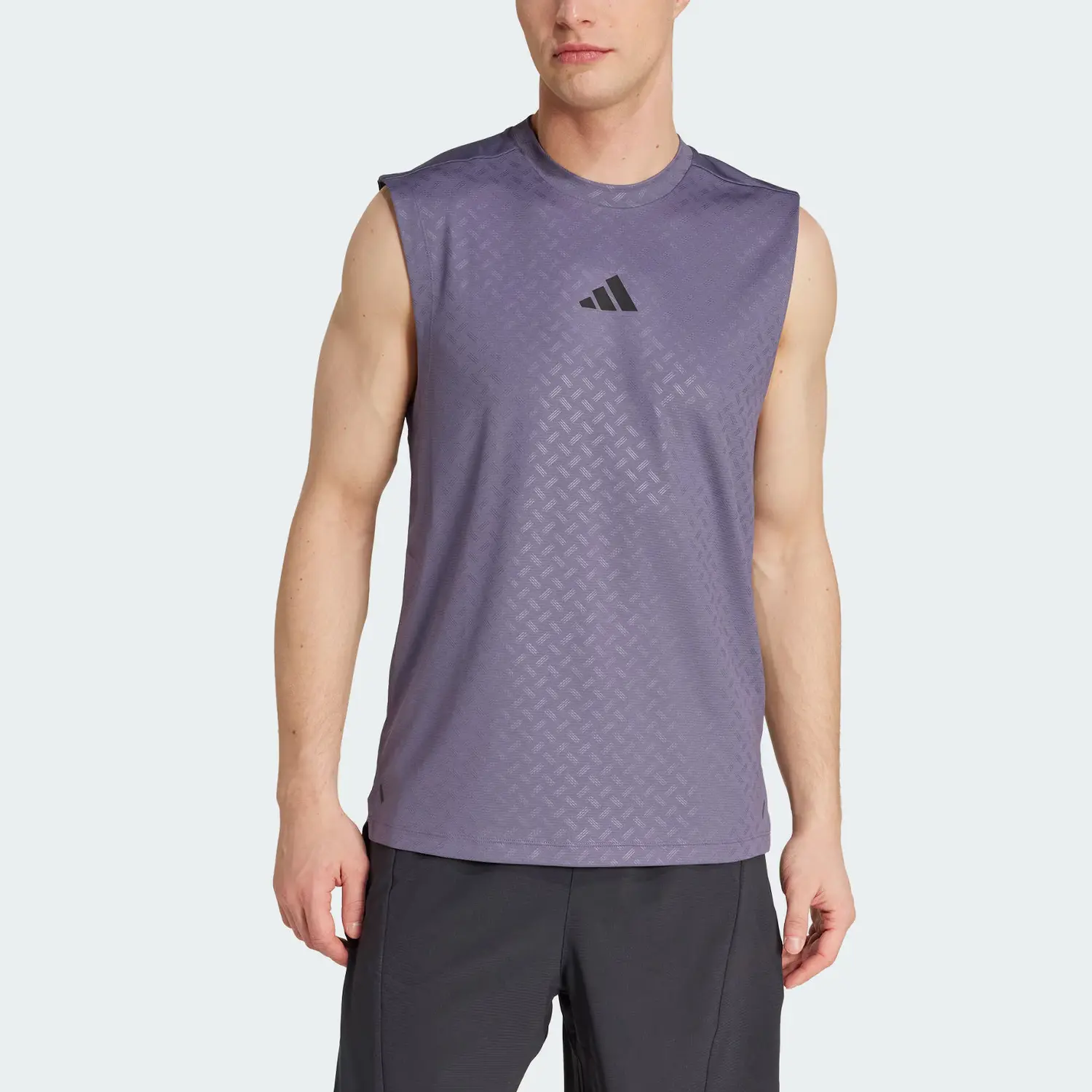 Майка Power SS25 мужская Adidas, мягкий фиолетовый — фото 3
