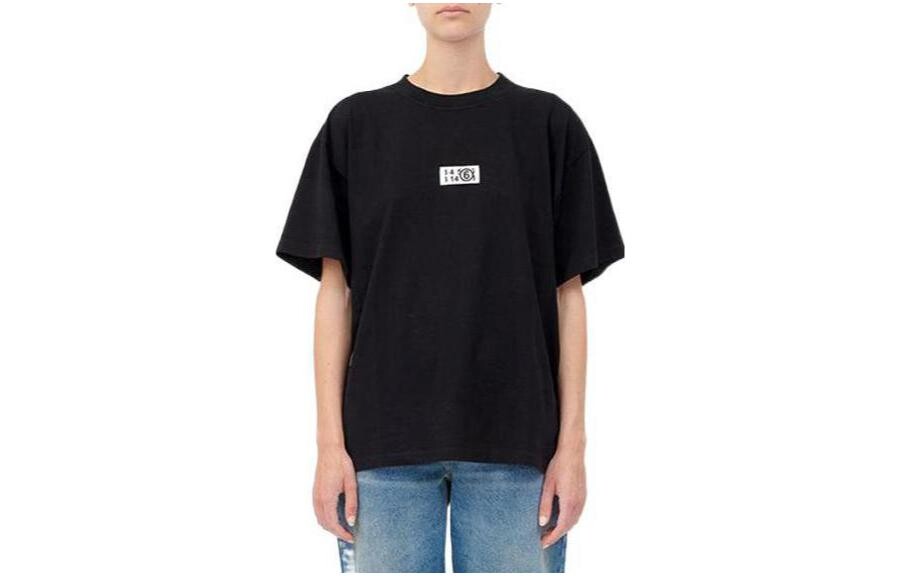 

Футболка унисекс черная Mm6 Maison Margiela, черный
