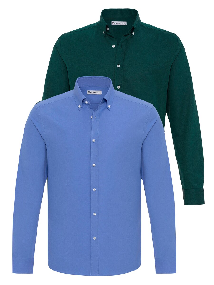 

Рубашка обычного кроя на пуговицах Dandalo, цвет Blue/Dark green