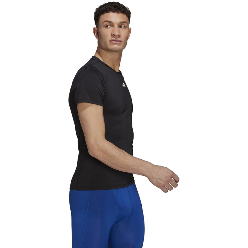 Тренировочная футболка Techfit Adidas, черный — фото 4