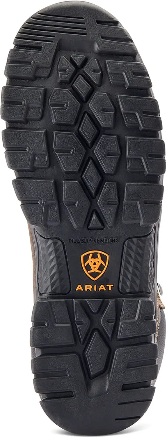 

Мужские рабочие ботинки ARIAT Treadfast 8" с водонепроницаемой стальной ноской, темно-коричневый