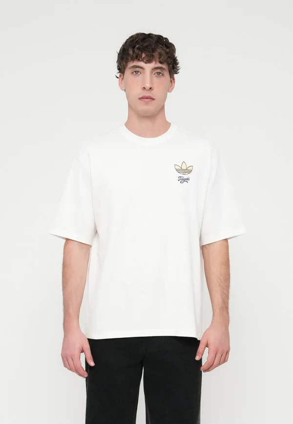 Футболка унисекс с принтом «тайяки» Adidas Originals, White — фото 2