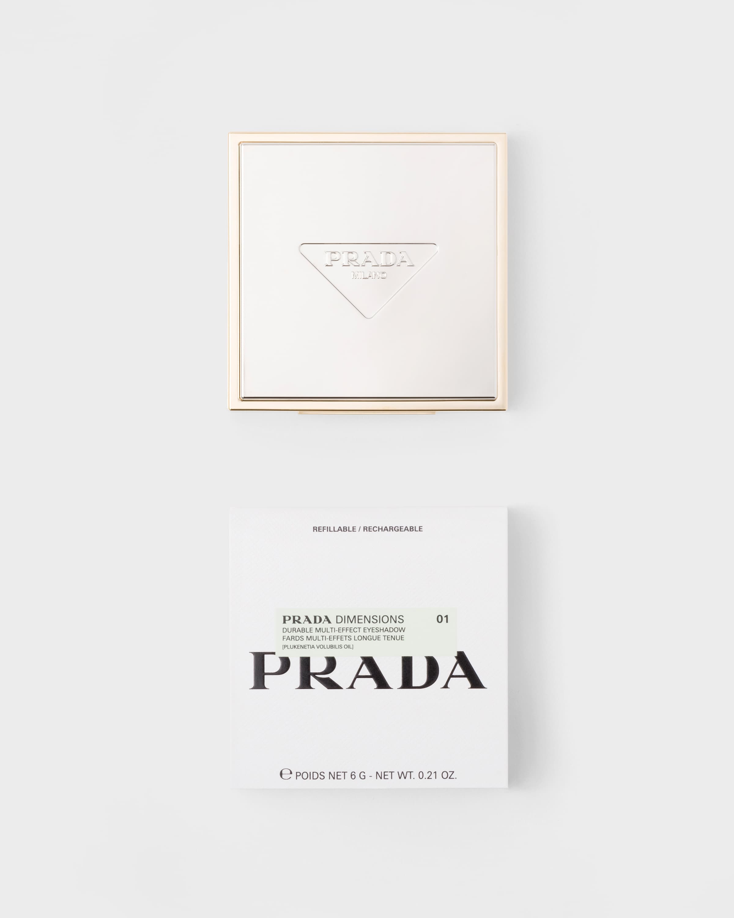 Тени для век Prada Dimensions - 01 - ПОРТРЕТ, мультиколор — фото 3