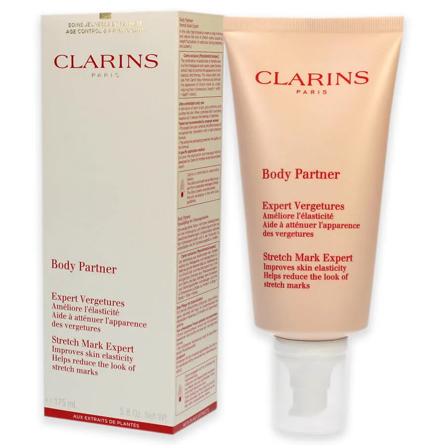 Body Partner Stretch Mark Expert от Clarins для всех полов - лосьон для тела 5,8 унции — фото 4