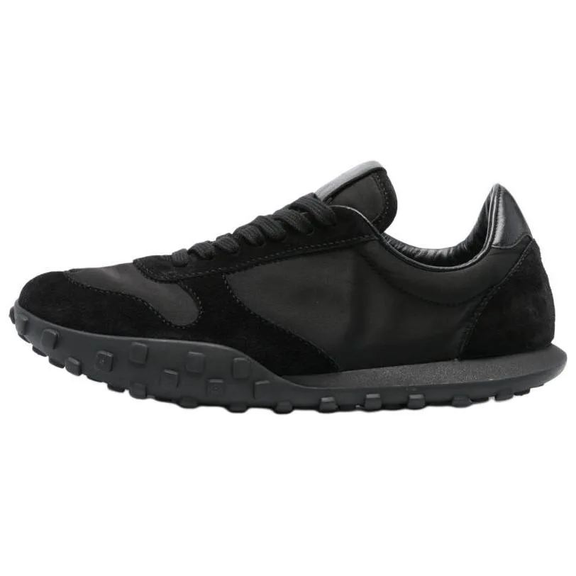 JIL SANDER Мужские черные кроссовки low top