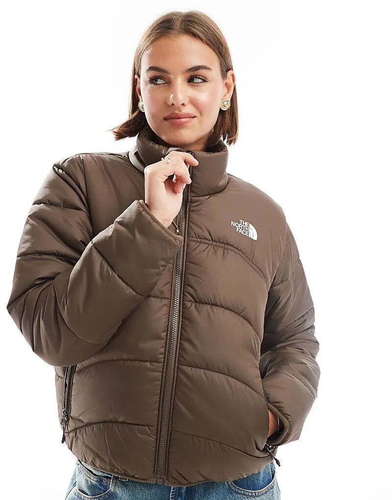 

The North Face – TNF 2000 – стеганая куртка коричневого цвета