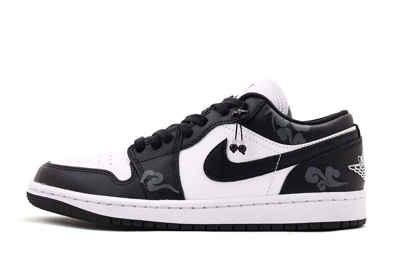 

Jordan Air 1 Coverage Low top Vintage Basketball Shoes Unisex Черный Белый