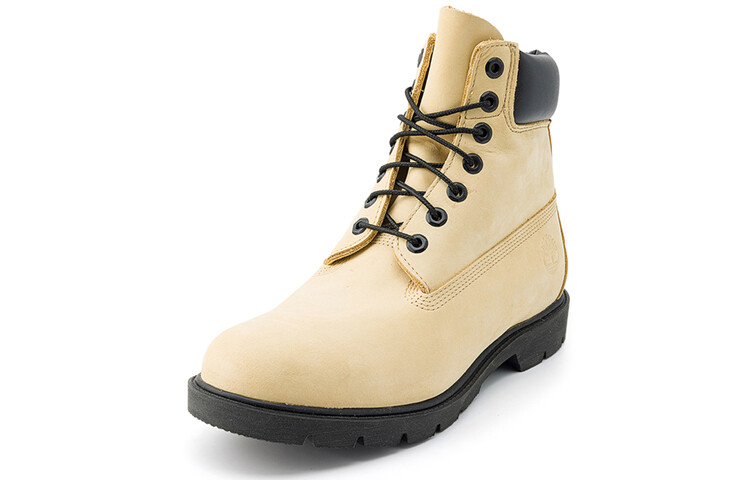 Мужские ботинки Timberland с контрастным отворотом, светло-желтый — фото 3