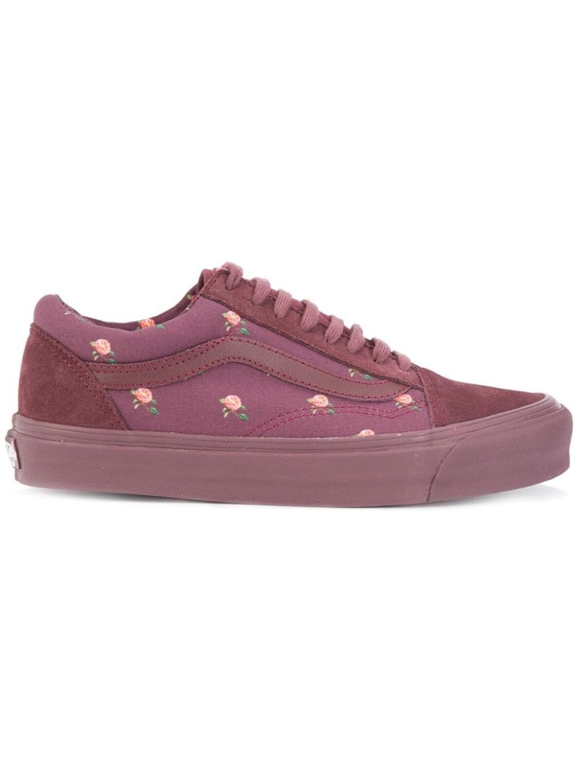 

Vans кроссовки с цветочным узором, красный