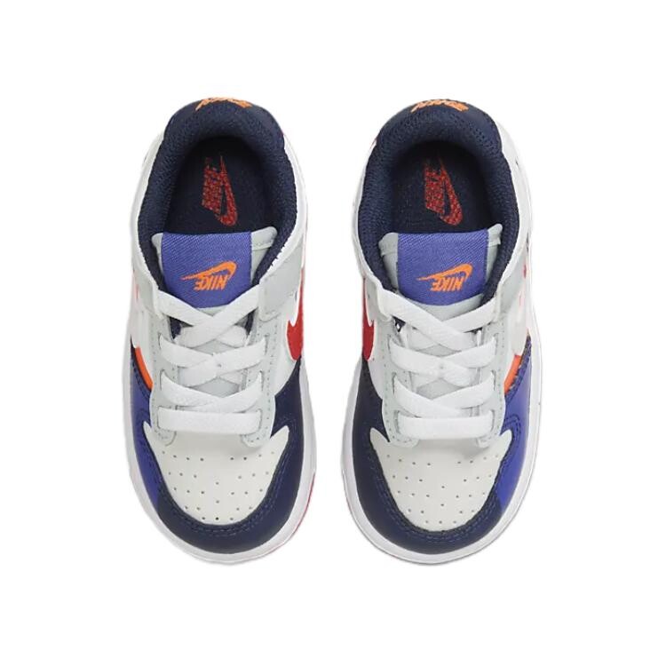 Кроссовки Dunk Toddler Shoes TD Low-top Белый/Светло-серебристый/Темно-бирюзовый/Белый Nike, белый — фото 3
