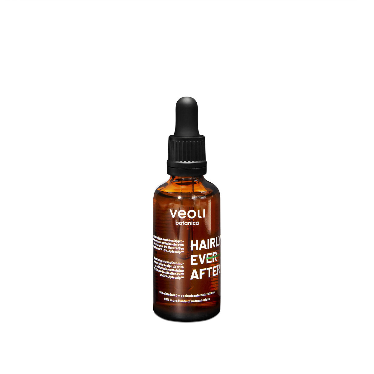 Veoli Botanica, Hairly Ever After, стимулирующее, укрепляющее и регенерирующее масло для массажа кожи головы с 3% Natura-tec Searenew TM и 3% Apiscalp TM, 50 мл — фото 2