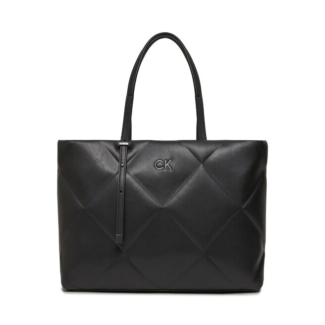

Сумка-шоппер Calvin Klein Re-LockQuilt Tote, черный