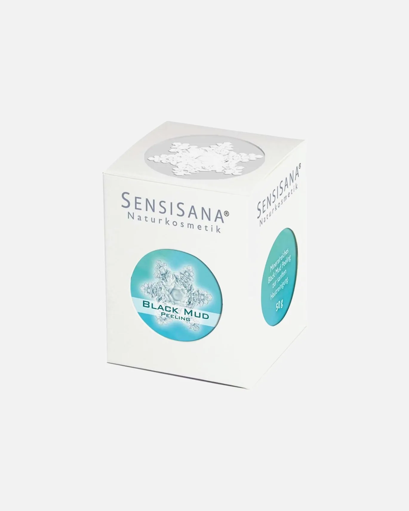 Пилинг лица черной грязью Sensisana, 100 гр