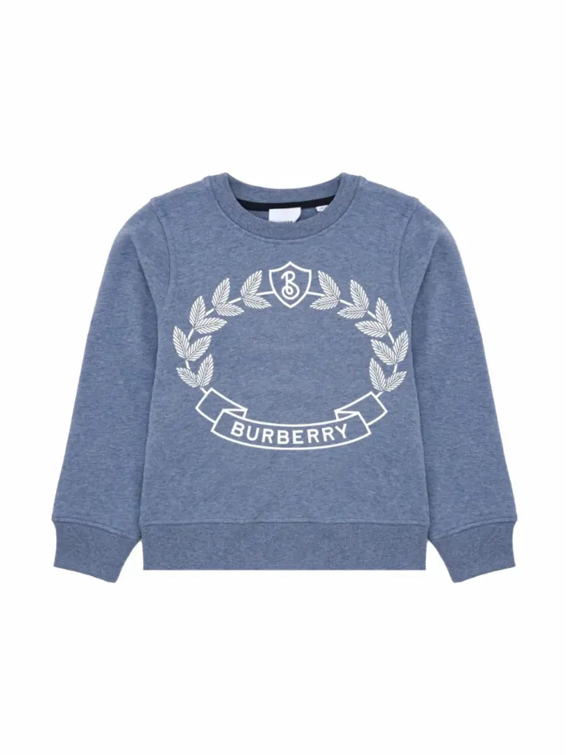 

Хлопковый свитшот Oak Leaf Burberry, синий