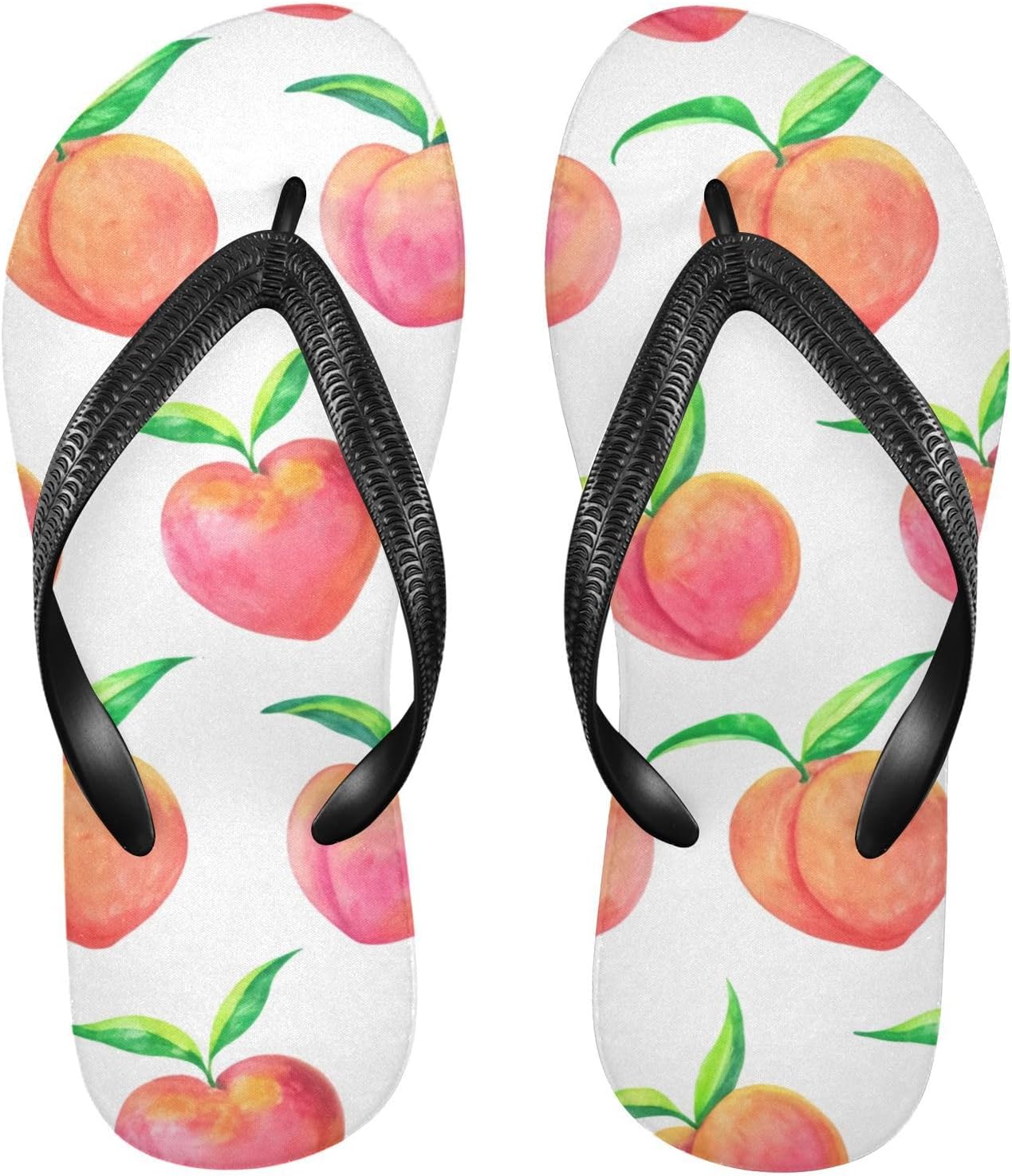 

Женские и мужские пляжные шлепанцы с фруктом персика, белые, для душа, резиновые, нескользящие, летние тапочки Sinestour