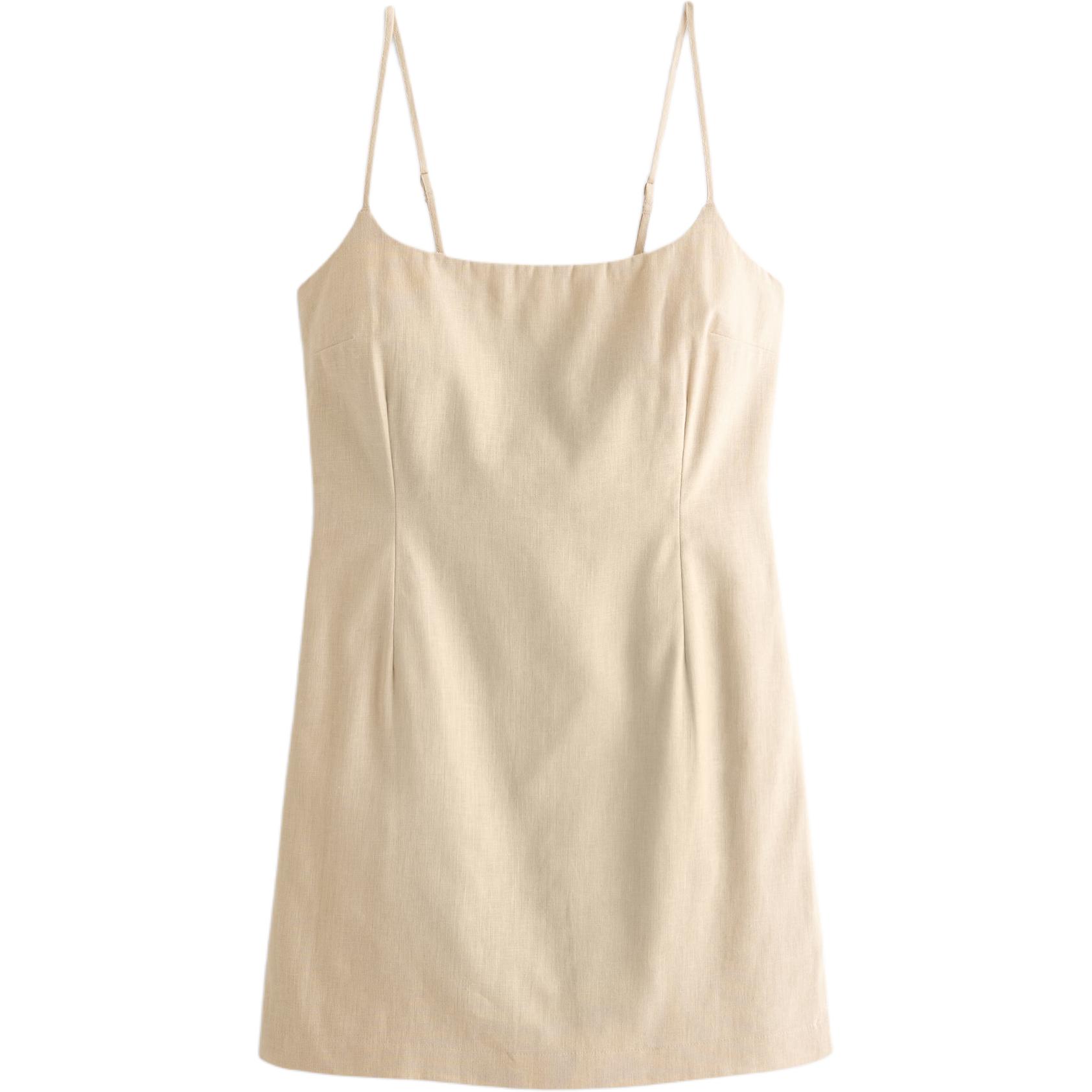 

Женское платье-комбинация Abercrombie＆Fitch, светло-коричневый