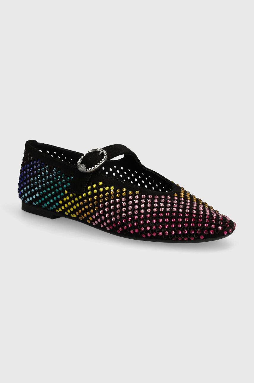 Замшевые балетки Mayfair Ballet Flat Kurt Geiger London, черный