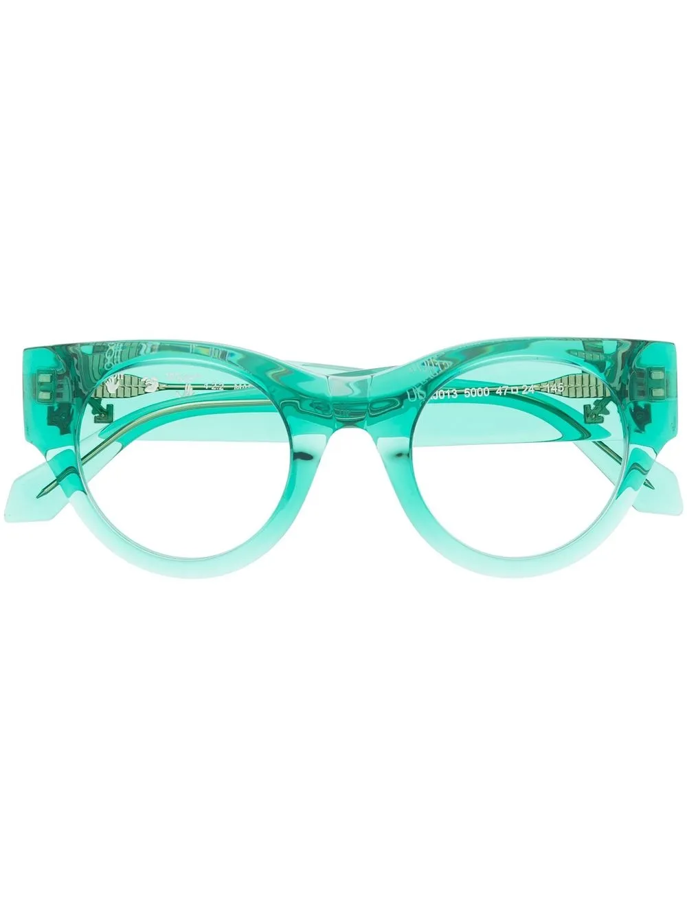 

Очки в круглой оправе Off-White Eyewear, синий