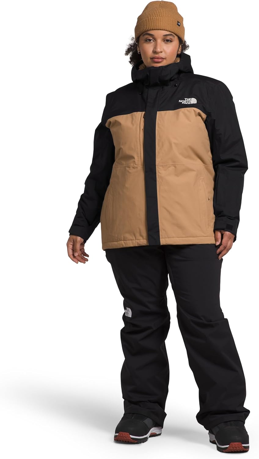 

Женская куртка The North Face Freedom утепленная двухцветная, черно-бежевый