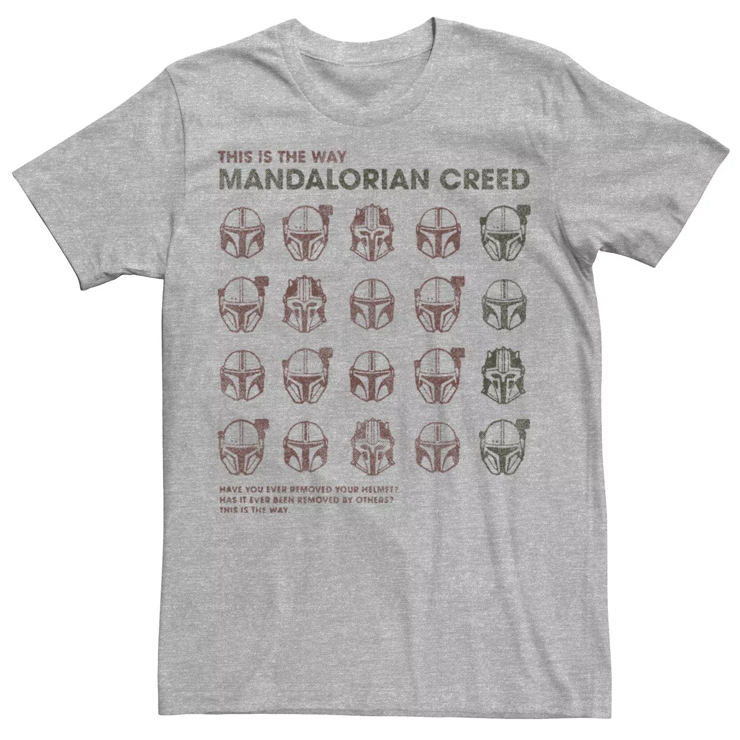 

Мужская футболка со шлемом «Звездные войны» The Mandalorian Creed This Is The Way Star Wars