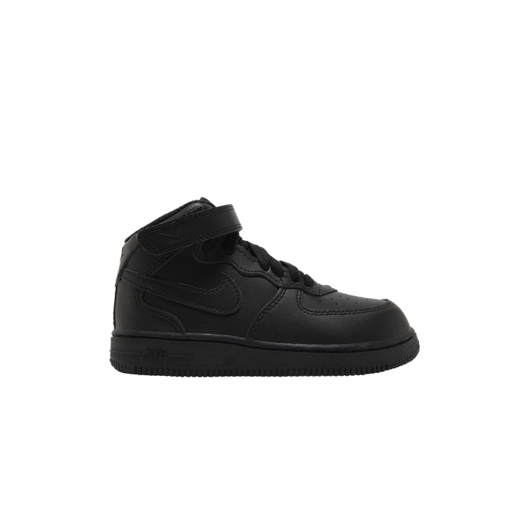 

Кроссовки Nike Air Force 1 Mid LE TD 'Triple Black', черный