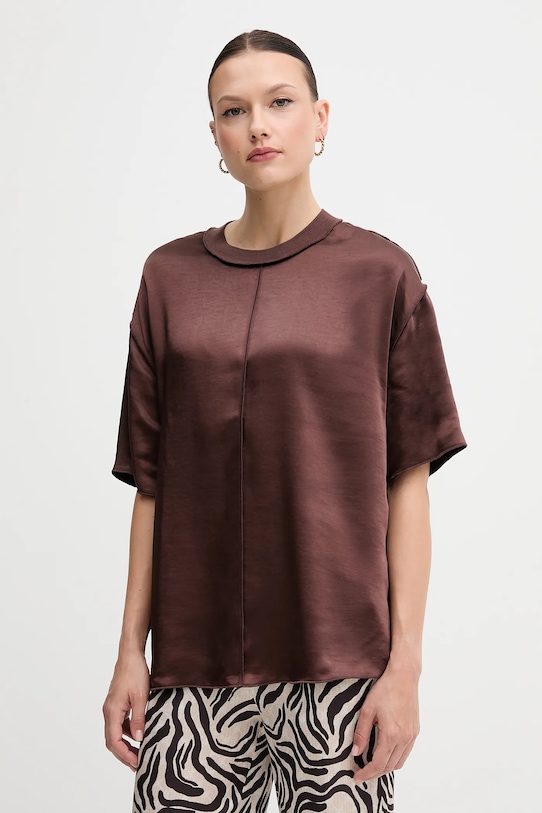 

Блузка Sisley, коричневый