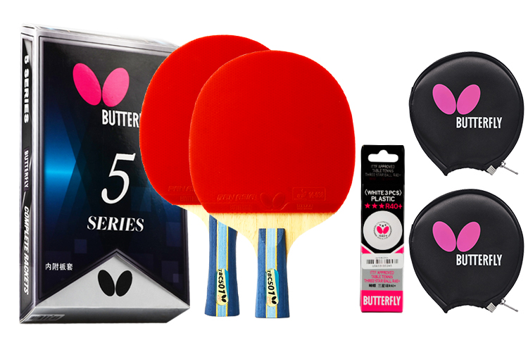 

Пять ракеток для настольного тенниса Collection Butterfly