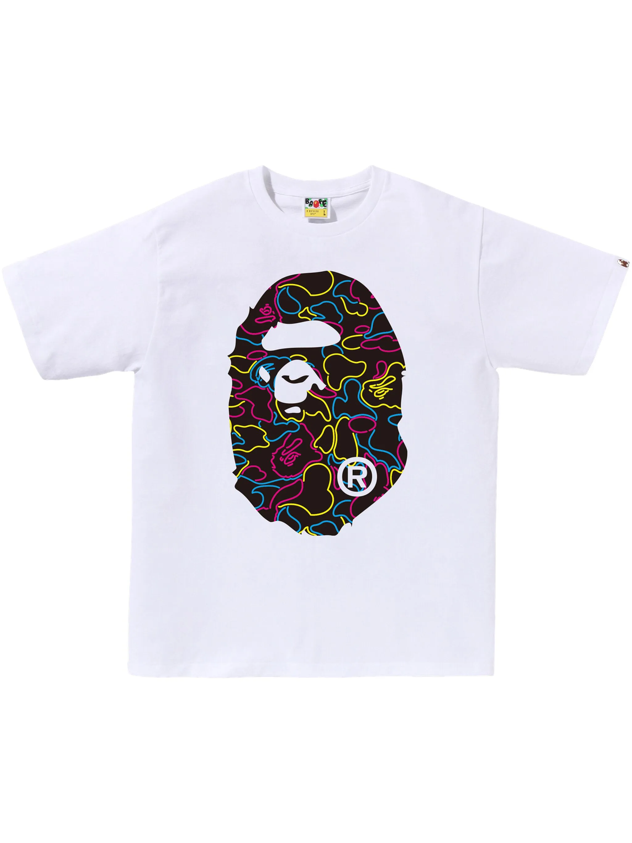 

Футболка Ape Head A Bathing Ape, белый