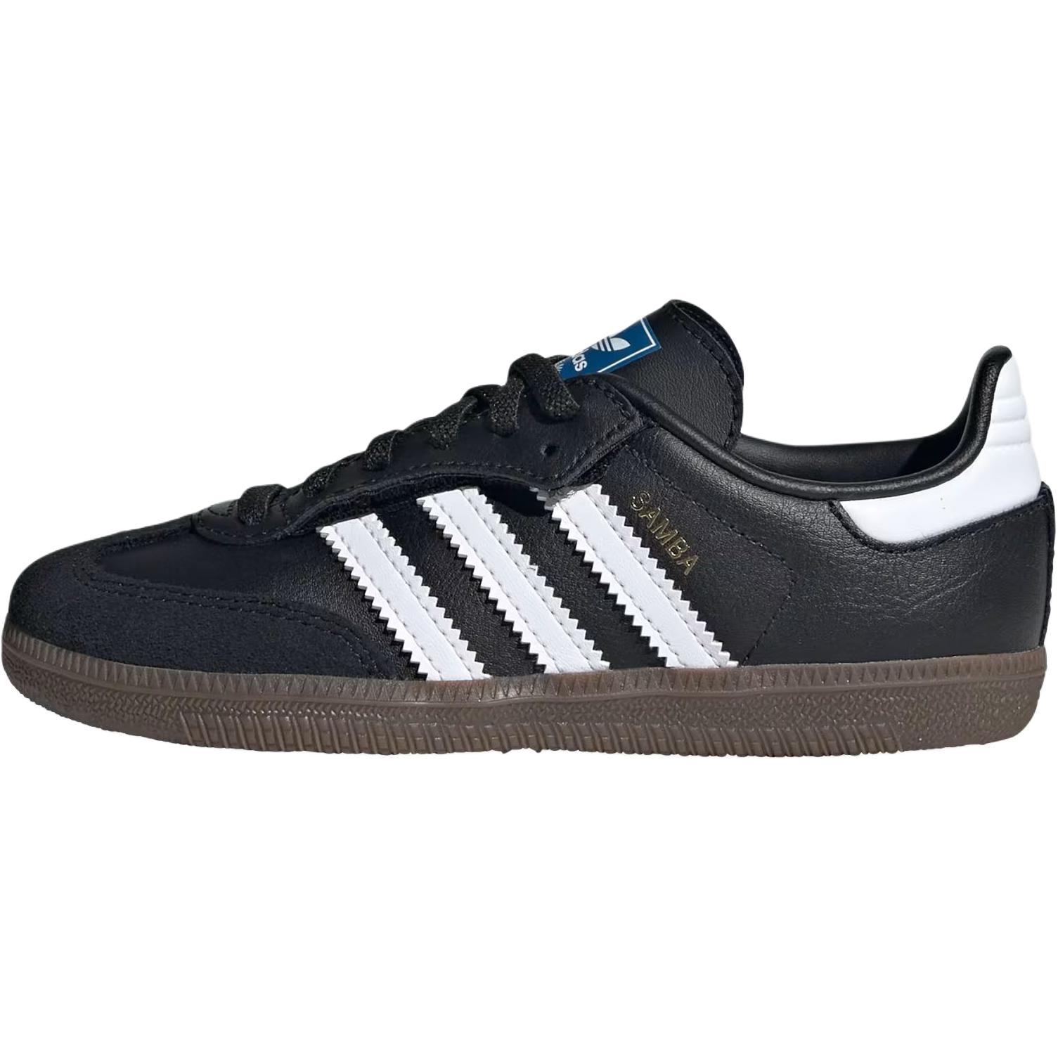 

Adidas Originals Детские кроссовки для скейтбординга SAMBA OG, износостойкие, низкие, цвет: черный, для детей от 3 до 7 лет
