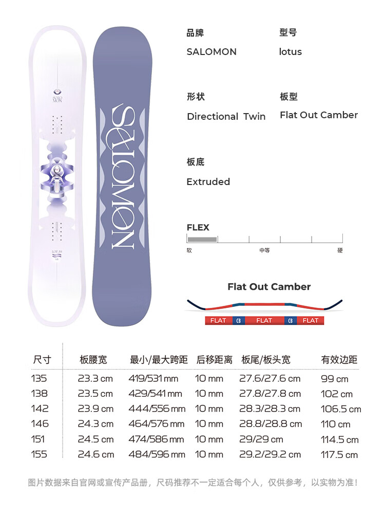 

Salomon Горные лыжи 2026, фристайл HUCK KNIFE LOTUSS, 142 см