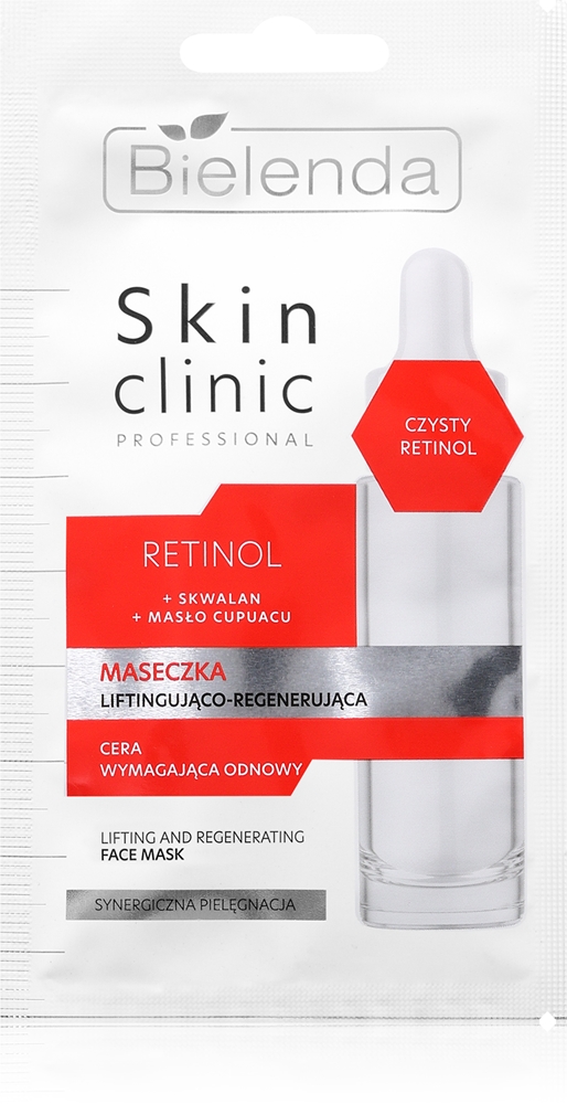 

Ночной крем-маска с ретинолом Skin Clinic Professional Retinol Firming Mask Bielenda, 8 гр