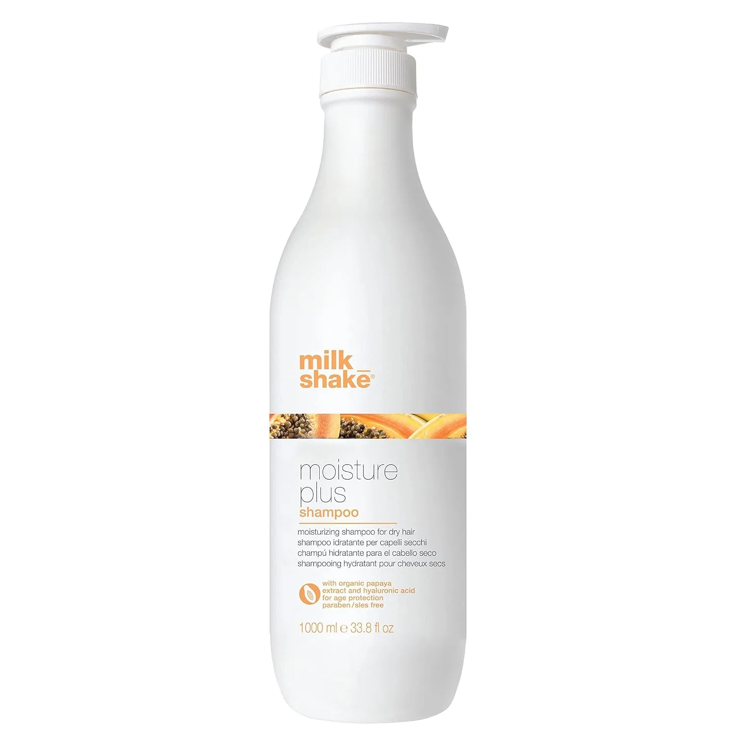 Увлажняющий шампунь с папайей «Moisture Plus Shampoo» 1000 мл от milk_shake