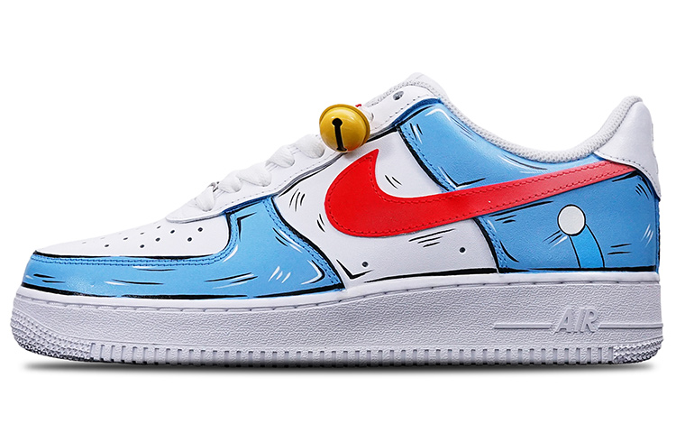 

Кроссовки Nike Air Force 1 Skateboard Shoes Men Low-Top Blue/White/Red