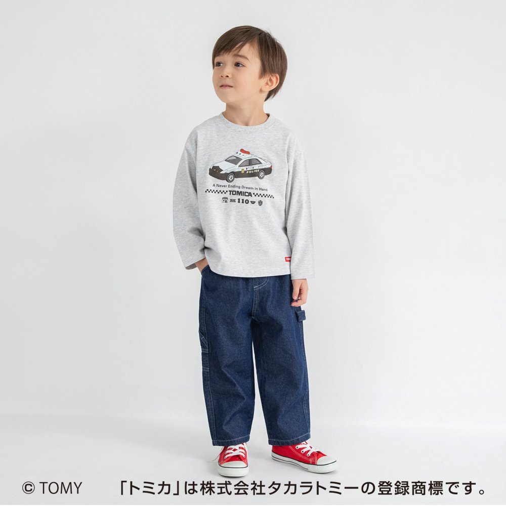 Футболка с длинными рукавами с принтом TOMICA/Tomica* Branshes, Heather Gray — фото 3