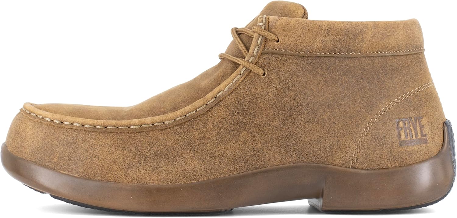 Мокасины Frye Mens The Safety-Crafted Utility, Tan — фото 2