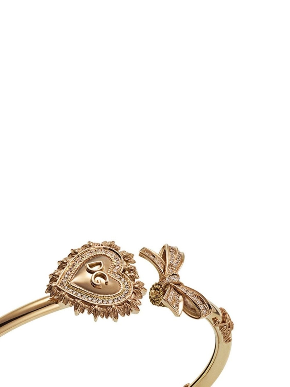 Браслет Devotion из желтого золота с бриллиантами Dolce & Gabbana, золотой — фото 3