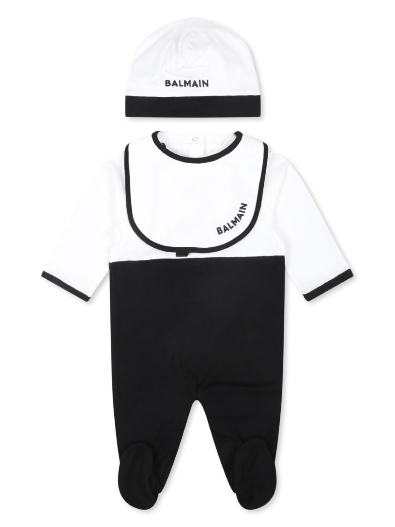 

Комплект для роста ребенка с логотипом Balmain Kids, черный