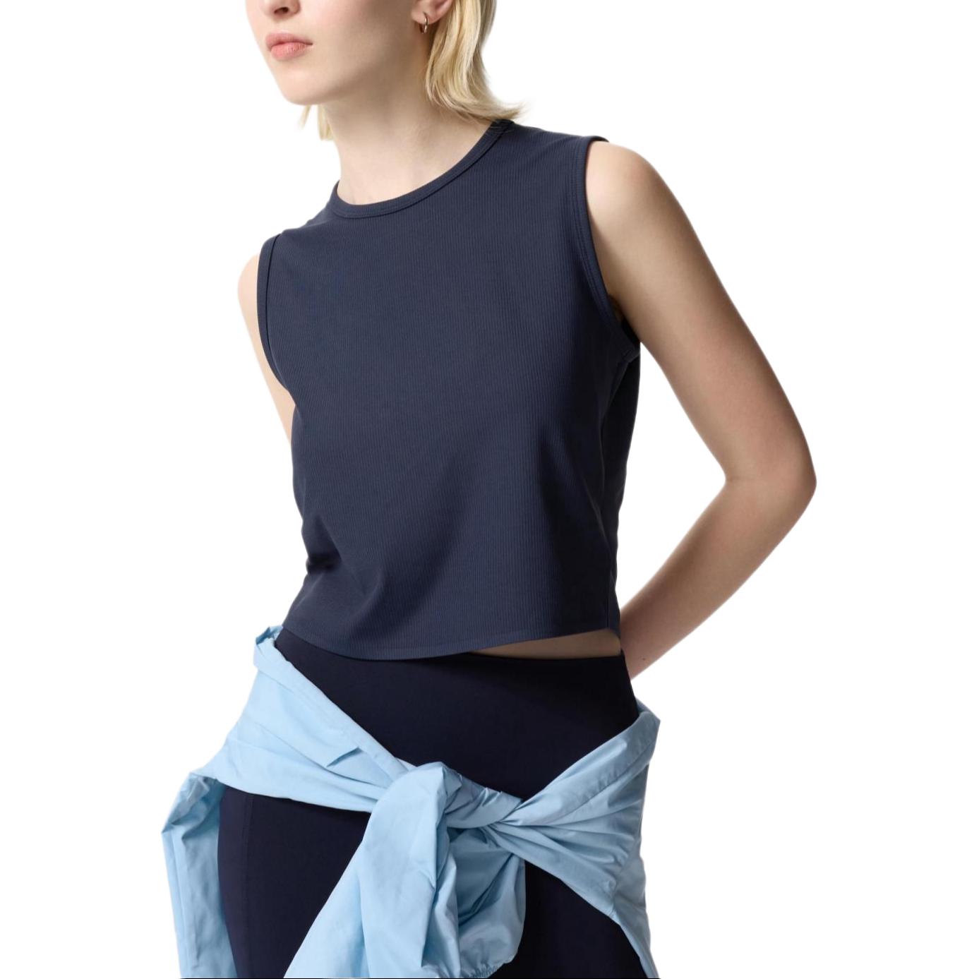 

UNIQLO AIRism Mesh Series майка Women's Navy Blue