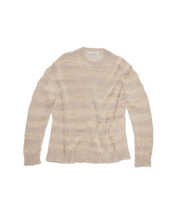 

Вязаное платье Acne Studios, бежевый