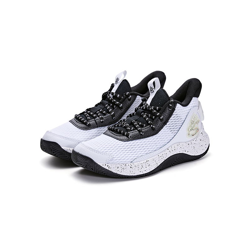 

Дышащие детские баскетбольные кроссовки Under Armour, синий желтый