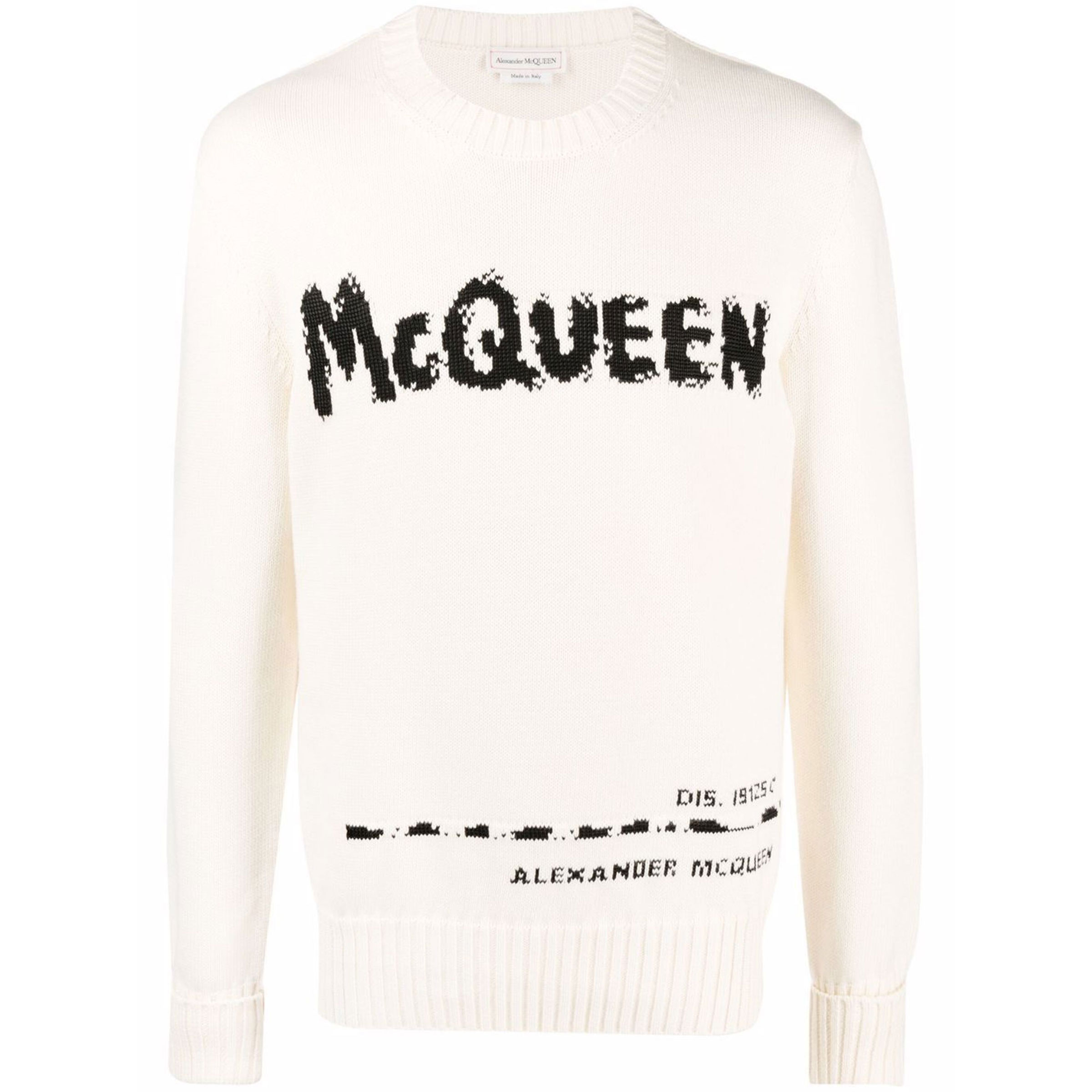 

Свитер мужской белый Alexander McQueen